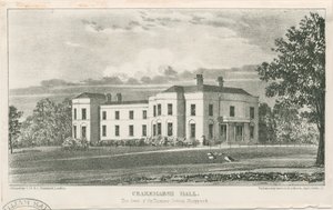 Uttoxeter - Crakemarsh Hall: 石版画，nd [c 1839] (印刷品) 作者 学校英语