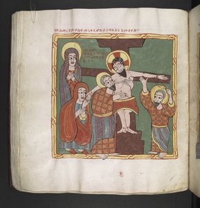 或481，f.106v，《下十字架》（羊皮纸）
