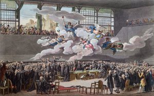 法国革命（1789-1799）。1789年6月20日在凡尔赛的网球场上的宣誓）（法国革命；1789年6月20日在凡尔赛的网球场上的宣誓 作者 法语学校