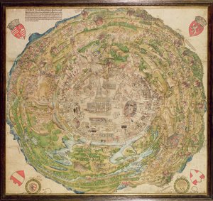 土耳其围困期间的维也纳环形地图