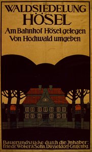 Waldsiedelung Hotel Advertisment in german, c.1890 (poster) 作者 学校德语