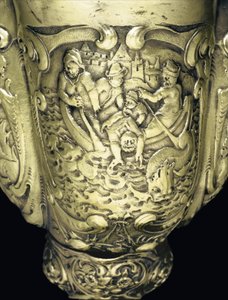 Nagyszeben悬挂式鹦鹉螺杯，十七世纪中叶（外壳和镀银镀金）（细节3434804）