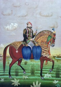 斋浦尔大君贾伊-辛格二世（1699-1743 年） 作者 印度学校