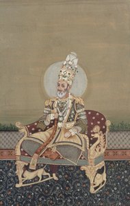巴哈杜尔-沙二世肖像（1775-1862 年） 作者 印度学校