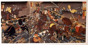 Batte f 川中岛。 作者 日本学校