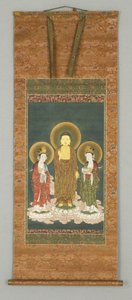 Buddha and two Bosatsu 作者 日本学校