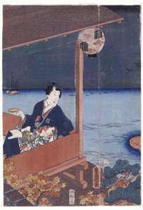 源氏（彩色木刻） 作者 学校日语