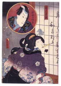 无题（彩色木刻） 作者 学校日语