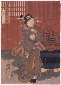 无题（彩色木刻） 作者 学校日语