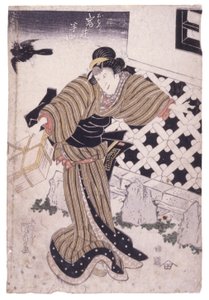 无题（彩色木刻） 作者 学校日语
