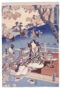 无题（彩色木刻） 作者 学校日语