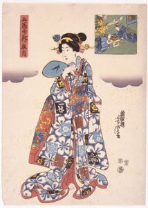 无题（彩色木刻） 作者 学校日语