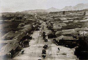 韩国首都首尔Chongro大道的景色 作者 学校韩语
