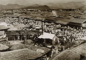 韩国大邱的市场景观 作者 学校韩语