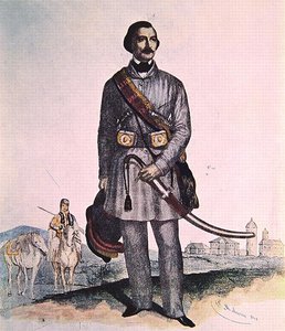 Gheorghe Magheru将军(彩色平版印刷)