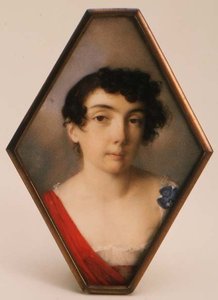 安娜-米哈伊洛夫娜-希特罗沃（1782-1846）的肖像，约1802年（水彩和水粉画）。 作者 学校俄语
