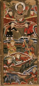 King Hang Trong，农业天才，70x35纸，河内美术博物馆。