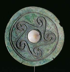 镜子，东子文化 c.200 BC-200 AD，越南（青铜）