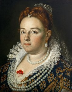 比安卡·卡佩罗（Bianca Cappello）肖像1548-1587，托斯卡纳大公爵夫人，1585-1586