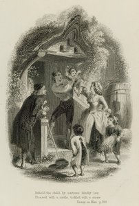 Scene from Essay on Man, by Alexander Pope (engraving)
