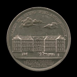 英塞尔医院，伯尔尼[反向]，1818年。 作者 塞巴斯蒂安·伯格