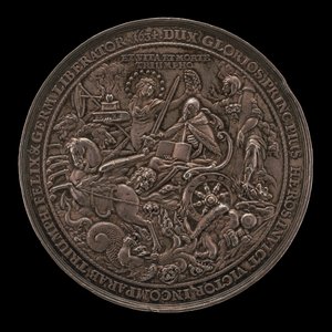 古斯塔夫-阿道夫国王的凯旋[背面]，1634年。 作者 塞巴斯蒂安·达德勒