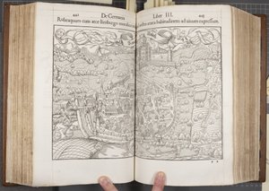 Cosmographia，Fols 442-443 作者 塞巴斯蒂安·芒斯特（Sebastian Munster）