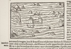 Cosmographia, detail of Fol 516 作者 塞巴斯蒂安·芒斯特（Sebastian Munster）