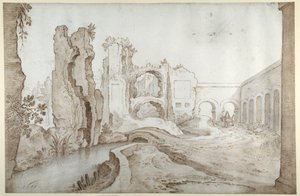 提图斯浴场遗址 作者 塞巴斯蒂安·弗朗克斯（Sebastian Vrancx）