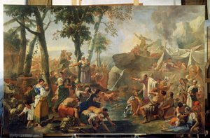 摩西从岩石中取水 作者 塞巴斯蒂亚诺·里奇（Sebastiano Ricci）