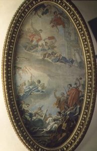 科学的颂扬》（布面油画） 作者 塞巴斯蒂亚诺·里奇（Sebastiano Ricci）