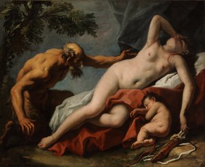 金星和萨特-塞巴斯蒂亚诺·里奇的绘画 作者 塞巴斯蒂亚诺·里奇（Sebastiano Ricci）