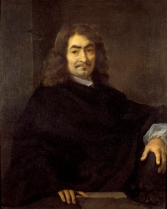 假定哲学家勒内·笛卡尔 (1596-1650) 的肖像 由 Sebastien Bourdon (1616-1671) 绘画 17 世纪太阳。 0,88x0,71 米 作者 塞巴斯蒂安·波登（Sebastien Bourdon）