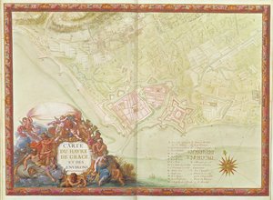 987年女士，第24页勒阿弗尔计划，来自&39;Atlas Louis XIV&39;，1683-88 作者 塞巴斯蒂安·勒·普雷斯特·德·沃邦