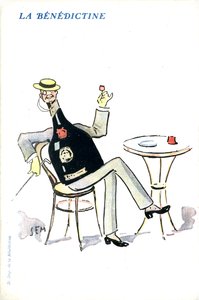 French advertisement for Bénédictine liqueur 作者 塞姆