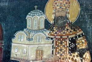 国王Stephen Uros II Milutin（r.1282-1321）