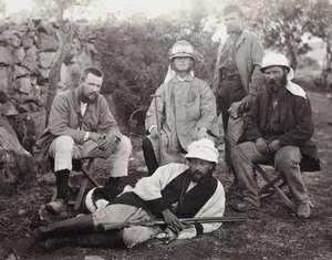 一群探险家，1867年，巴勒斯坦朱迪亚区