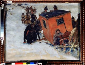 Le traineau ferme des boyards (boiard, boiar) (aristocrates russes) (The Boyar
