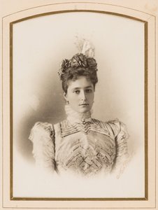 Elisabeth Fiodorovna de Russie（伊丽莎白-德-黑森-达姆施塔特）（1864-1918 年）--莱茵河畔黑森公主，俄罗斯大公夫人伊丽莎白-费奥多罗夫娜，作者：列维茨基、谢尔盖-列沃维奇（1819-1898 年）。胶片照片。私人收藏