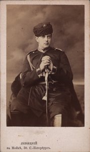 俄罗斯大公弗拉基米尔-亚历山德罗维奇的肖像，1847-1909年，约1865年。