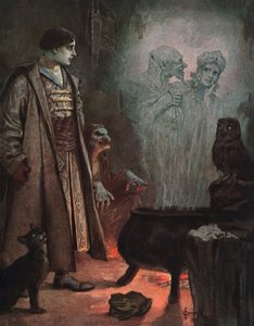 算命先生，约 1900 年（明信片） 作者 谢尔盖·谢尔盖耶维奇·索洛姆科