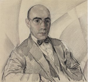 艺术家和摄影师Miron Sherling的肖像1880-1958