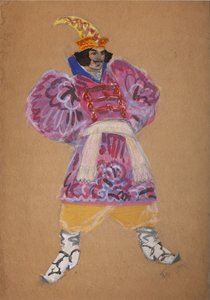 歌剧服装设计N. Rimsky-Korsakov的《金色小公鸡》 作者 谢尔盖·瓦西里耶维奇·马留丁