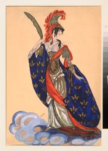 鲍布里舍夫·普什金 (Bobrishchev-Pouchkine) 戏剧“Le triomphe des Etats”的服装准备（鲍布里舍夫·普希金 (Bobrishchev Pushkin) 的戏剧《国家的胜利》的服装设计 - Oeuvre de Sergei Yurievic）