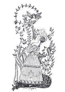 S. Makovsky着作《蓝玫瑰》的插图，1907年 作者 谢尔盖·尤里耶维奇·苏代金