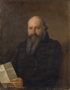 Osip Mikhaylovich Senkov肖像1790-1851，1836年