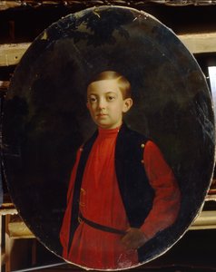 俄罗斯的Tsarevich Nicholas Alexandrovich的肖像18431865