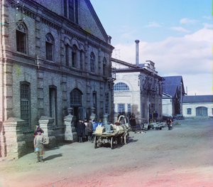 1905年至1915年在卡斯利铁工厂铸造铸件的机械车间 作者 谢尔盖·普罗库丁·高斯基