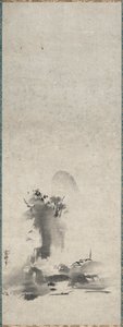 Haboku，泼墨山水，14世纪-15世纪初。 作者 SesshûTôyô