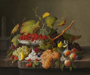 丰收的果实》，约 1860 年（布面油画） 作者 塞弗林罗森